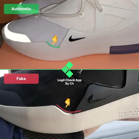 nike fear of god 1 real vs fake